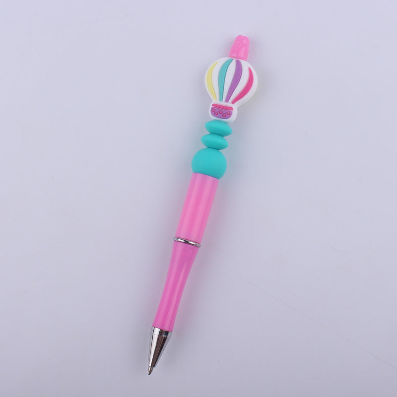 Wholesale Beadable Pens Hot Air Balloon Beads Plastic Ballpoint Pen